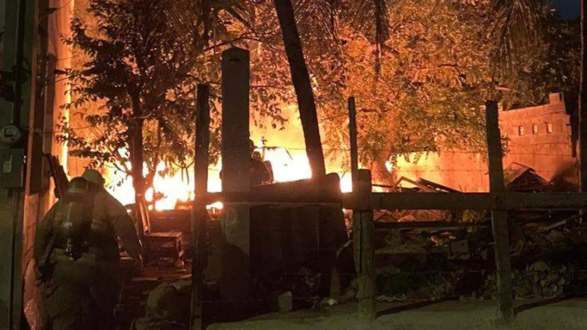 Incendio en Ciudad Madero 